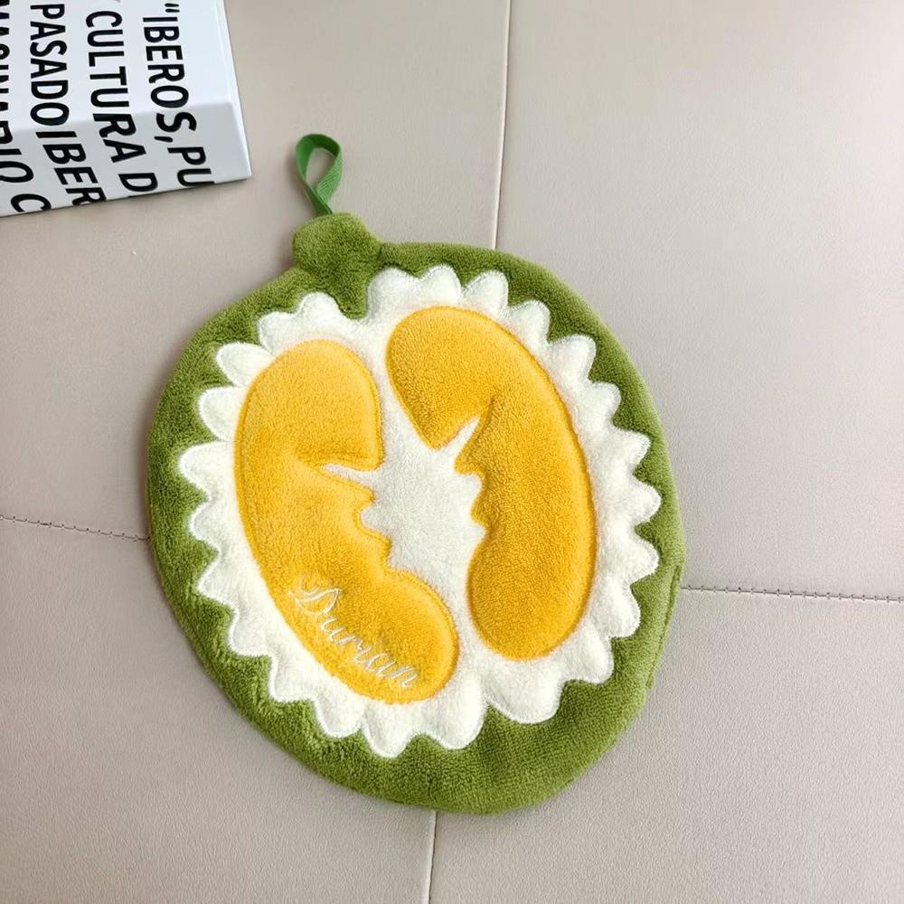 Quick-Dry Hand Towel Fruit Design Bathroom Towel New Kitchen Towel