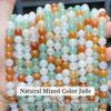 Natural Stone Sea Blue Chalcedony Beads Round Loose Spacer 6 8 10mm Pick Size For Jewelry Making Necklace Bracelet Accessory