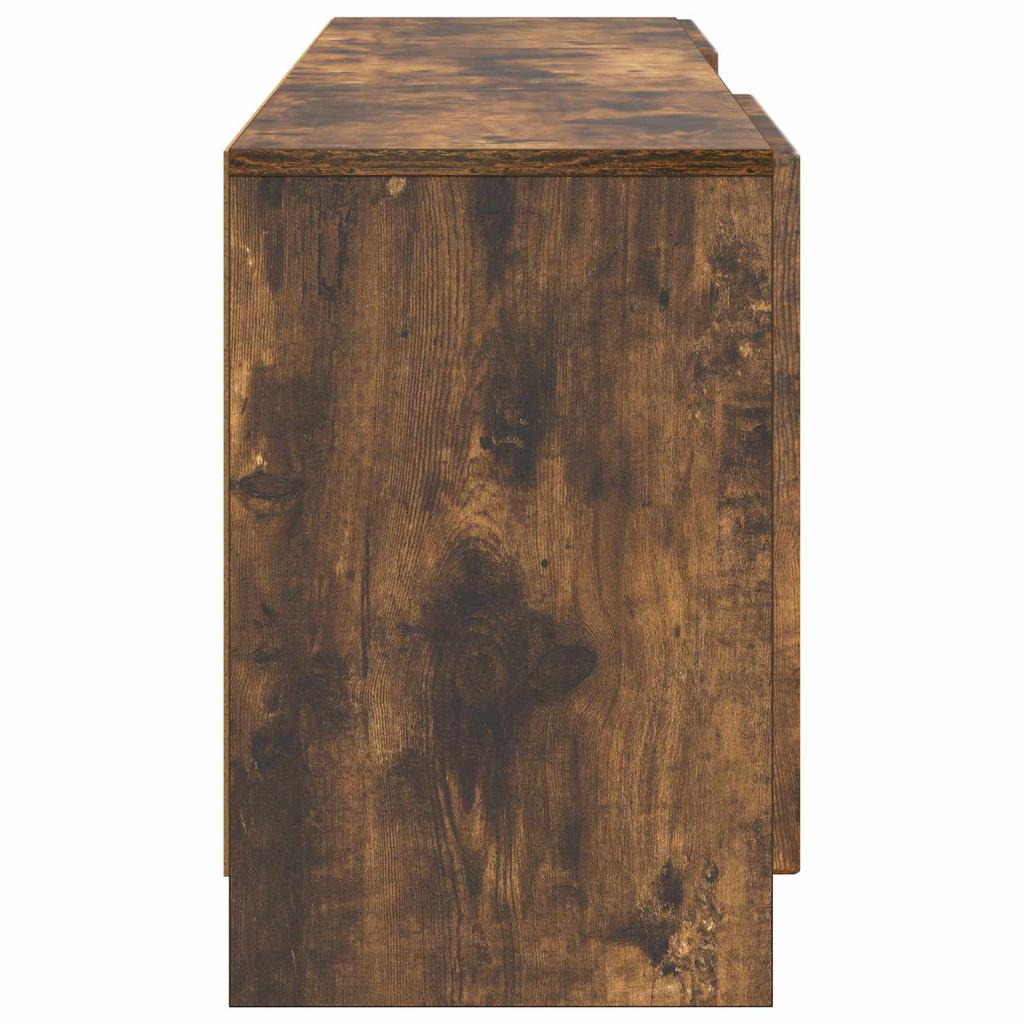 TV Cabinet Smoked Oak 150 x 31 x 47 cm Engineered Wood