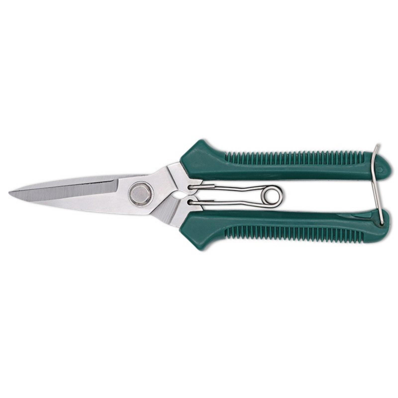 

Ergonomic Garden Shears Lightweight Flower Scissors Fruit Pruning For Efficient Pruning & Shaping Home Professional Use зелёный