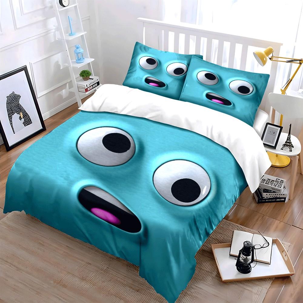 Three-Piece Colorful Decorative Set Exquisite Three-Piece Bedding Set Gift For Kids And Adults