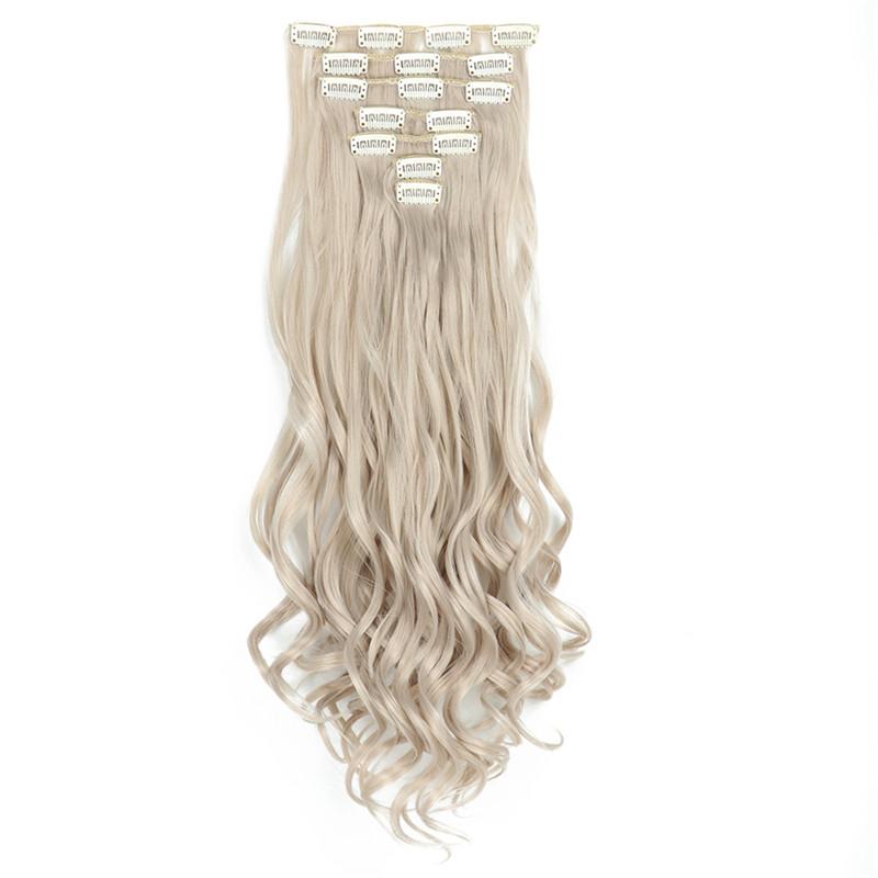 MERISIHAIR 6 Pieces/set of 24 Inch Wig Curly Hair 16 Hairpins, Wig Styling, Hairpin Synthetic Hairpin, Heat-resistant