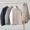 Autumn and Winter Thickened Fleece-lined Clothes Women's Coat Warm Polar Fleece Cardigan Outer Wear Long Sleeve Top Casual Shirt