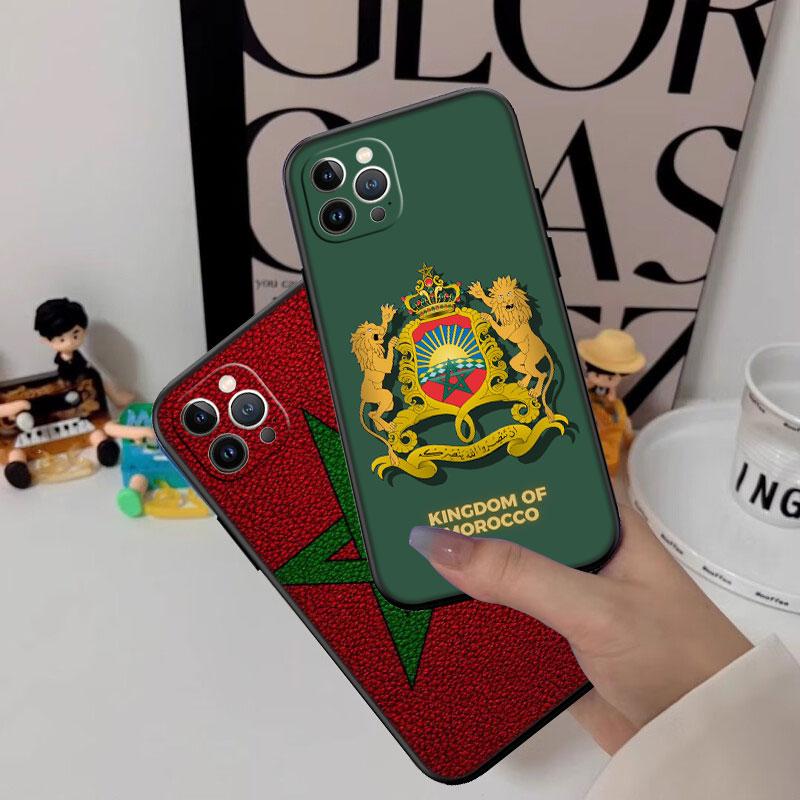 IK48 Morocco Flag Passport New High-End Shell Phone Case for Redmi Note 8 9 Pro Max 9S 9T 9C NFC 8T 8A 10A A4