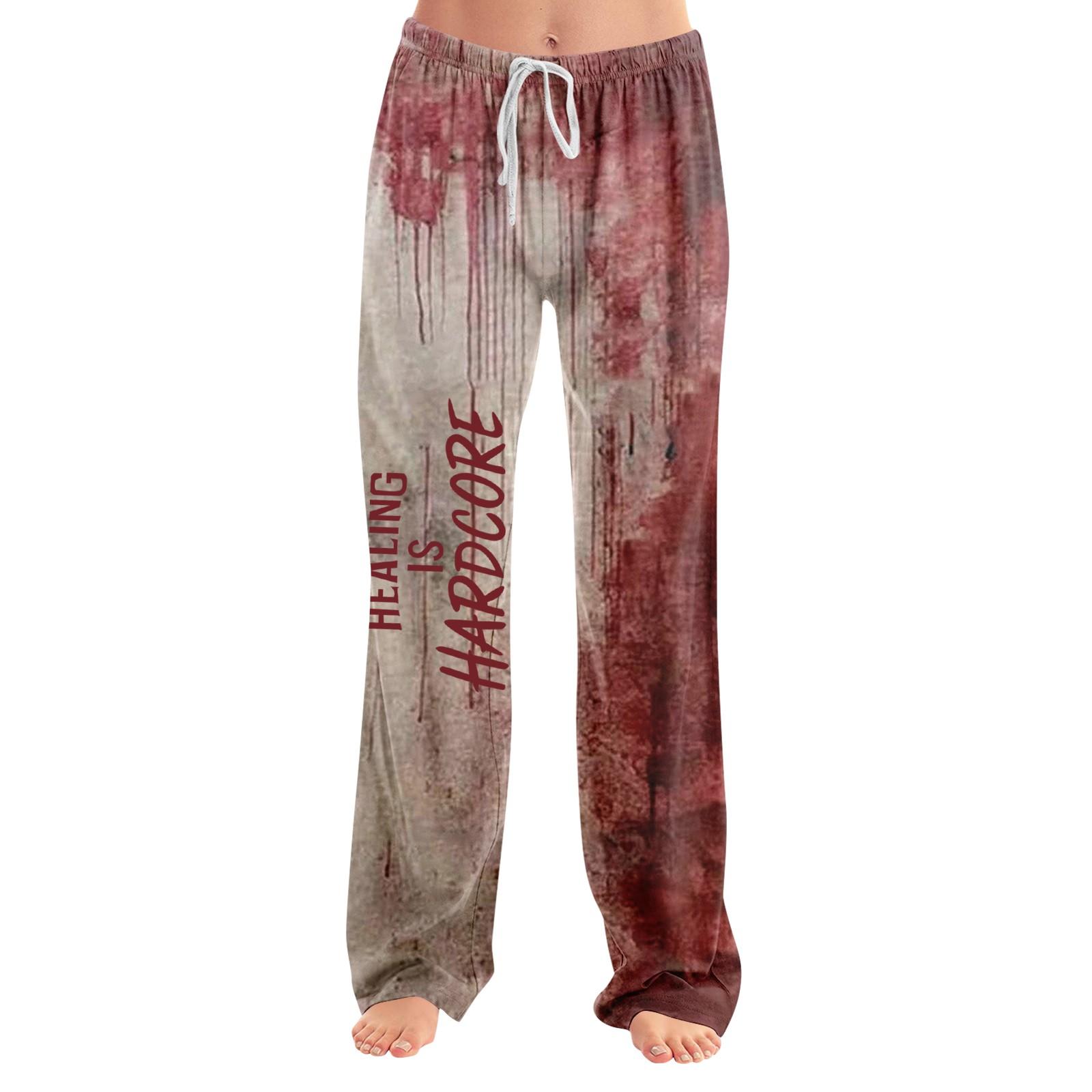 

Женские пижамные штаны, одежда для сна, повседневные брюки с эластичной резинкой на талии, удобные прямые свободные брюки для йоги XXL