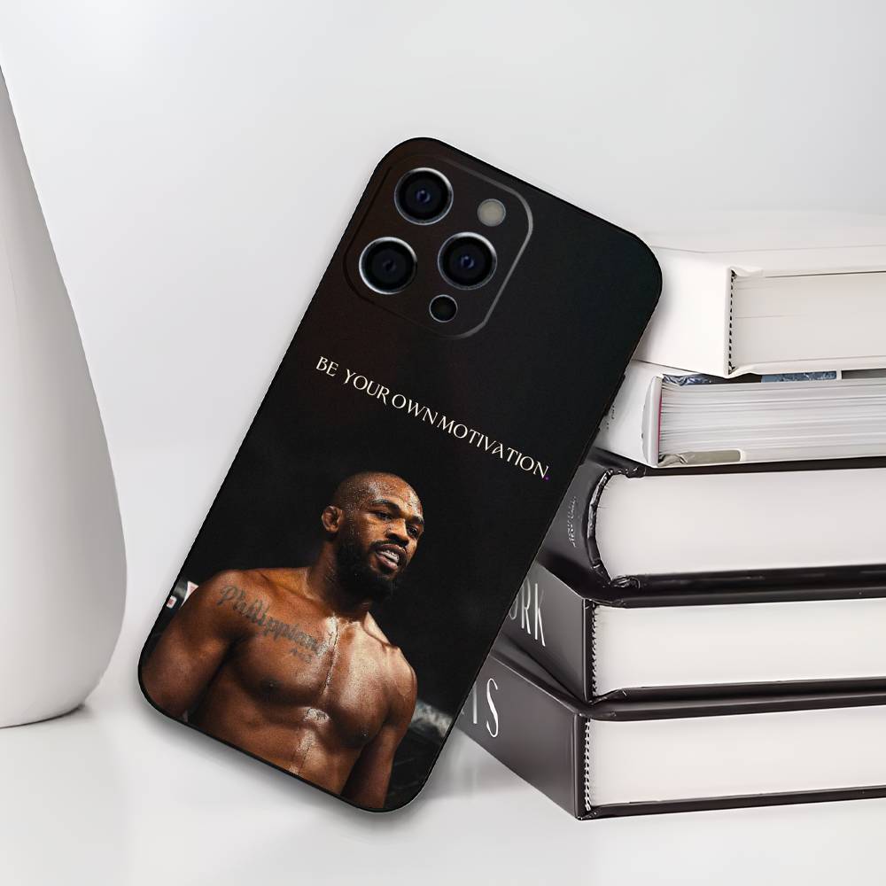 

Boxing J-Jon J-Jones Bones Phone Case For IPhone 17,16,15,14,13,12,11,Plus,Pro,Max,Plus,XS,soft case Black silicone iPhone14