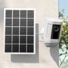 Solar Panel for Security Camera 5.5mm 3.5mm Solar Panel for Cameras Solar Panel Waterproof for Camera with Adjustable Mounting