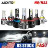 Pair H11 LED Headlight High Low Beam Bulbs Super Bright CANbus High Power