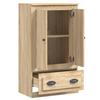 Vidaxl Kredens, Dąb Sonoma, 60X35,5X103,5 Cm, Materiał Drewnopochodny