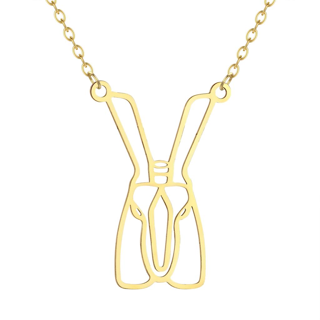 Kinitial Cactus Saturn Planet Infinity Lips Bird Landscape Sun Mountain Stainless Steel Pendant Necklace For Women Jewelry Gift