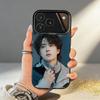 Y-Yibo W-Wang Die U-Zähmungs-Handyhülle Für iPhone17,16,15,14,13,12,11,Pro,MAX Grau Mattes Silikon Schwarze Hülle