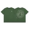24S grenzüberschreitende Trendmarke Travis Scott Utopia Joint-Album geometrisches Graffiti kurzärmeliges T-Shirt Herren und Damen halblang