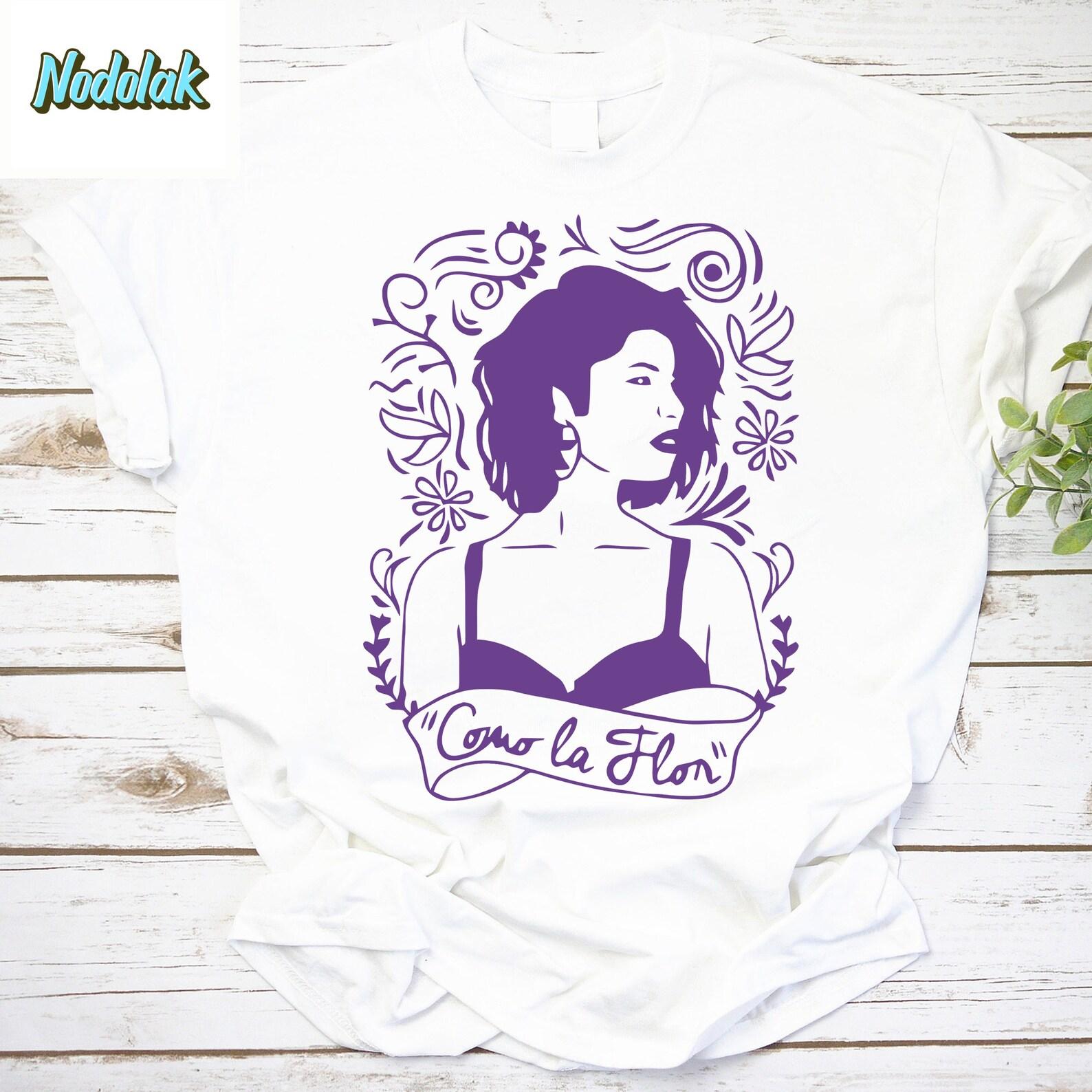 Like the Flower Como Selena La Flor Selena Inspired Quintanilla La Reina Tee Vintage T-Shirt, La Cantante Shirt, Selena Quintanilla Shirt M