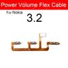 Cavo Flessibile Pulsanti di Accensione Per Nokia 1 2 2.1 3 3.1 3.2 4.2 5 5.1 X2 X3 X5 XL Plus Cavo Flessibile Tasti Volume Parti di Ricambio Tasti Laterali