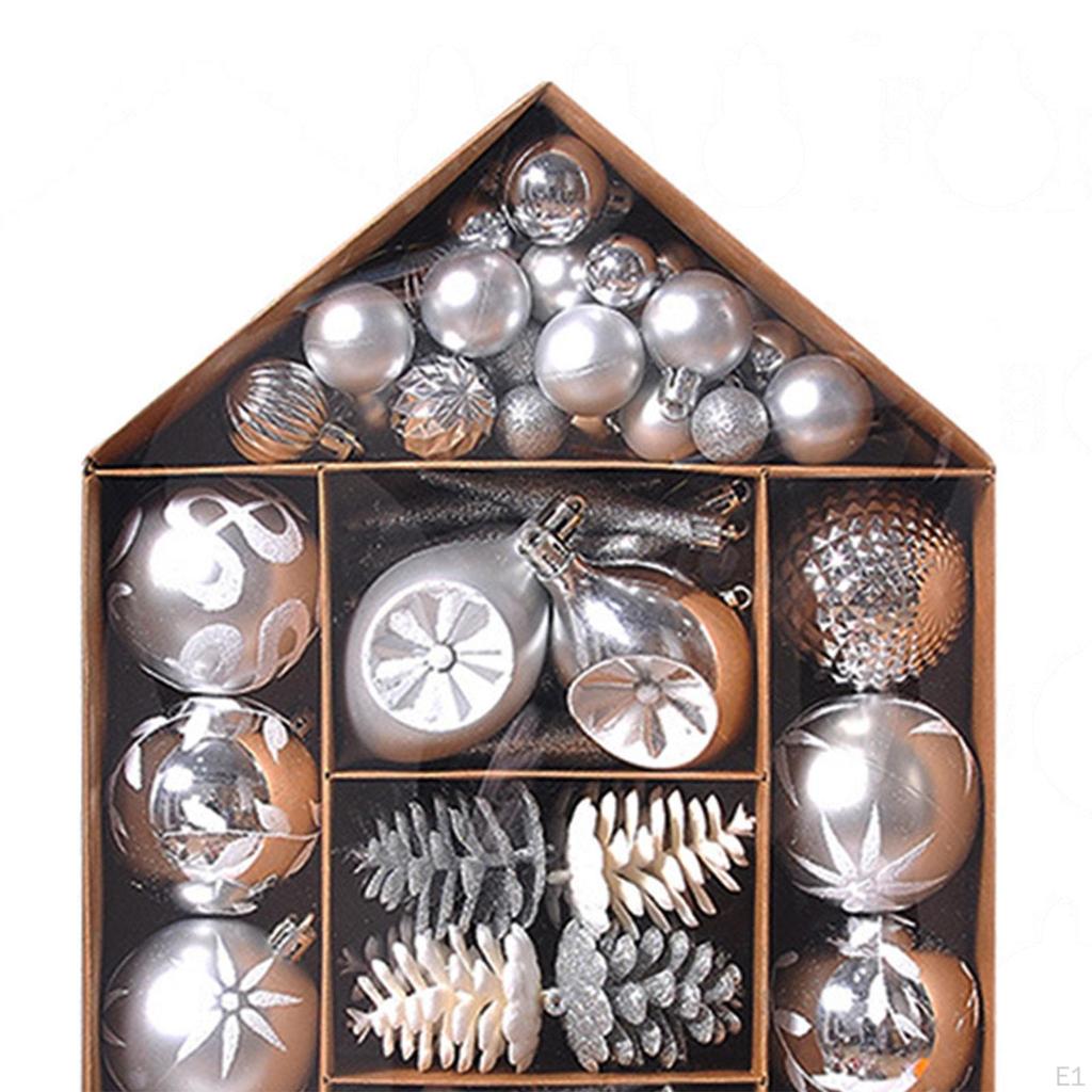 70Pcs Christmas Balls Ornaments Xmas Tree Decor for Year Home Holiday