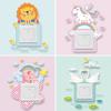 Unicorn Switch Sticker 3D Cartoon Kids Room Decor Luminous Stickers Switch Cover Wall Light Unicorn Socket Stickers Decoration