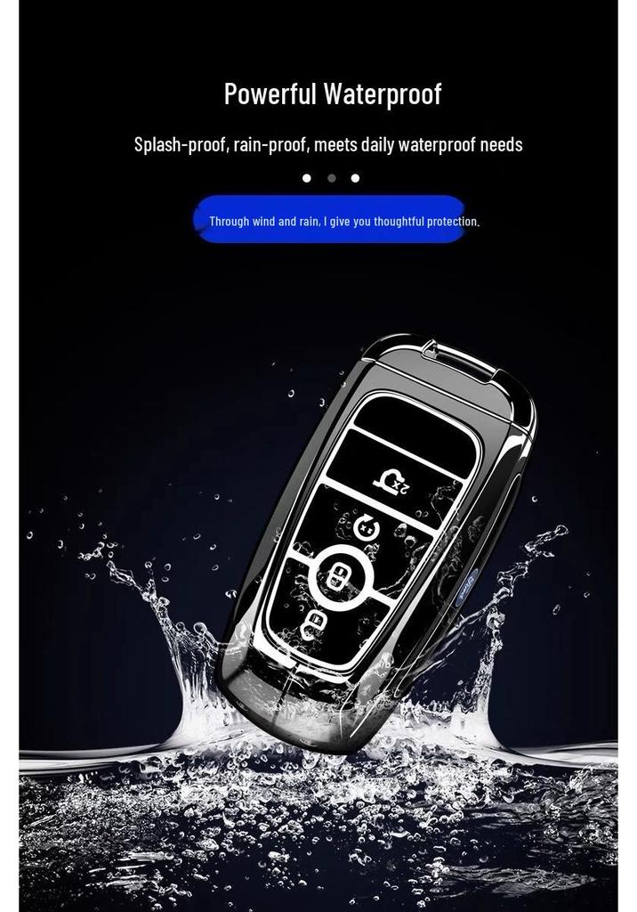 Ford Key Case for Edge, Explorer, New Mondeo, EVOS, Fiesta - Car Buckle Shell