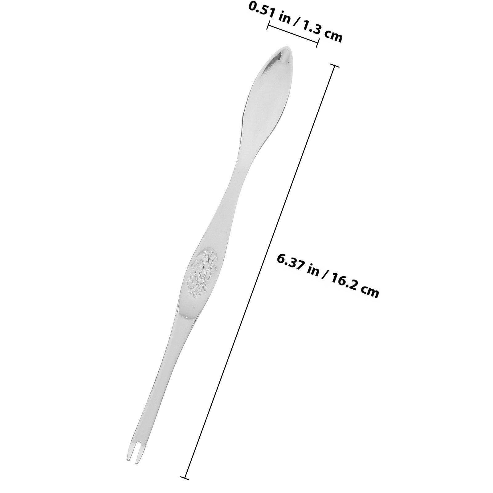 6Pcs Stainless Steel Crab Needles Fork Picks Multifunctional Seafood Tools for Crab Lobster Nut Picks Clam Opener Home