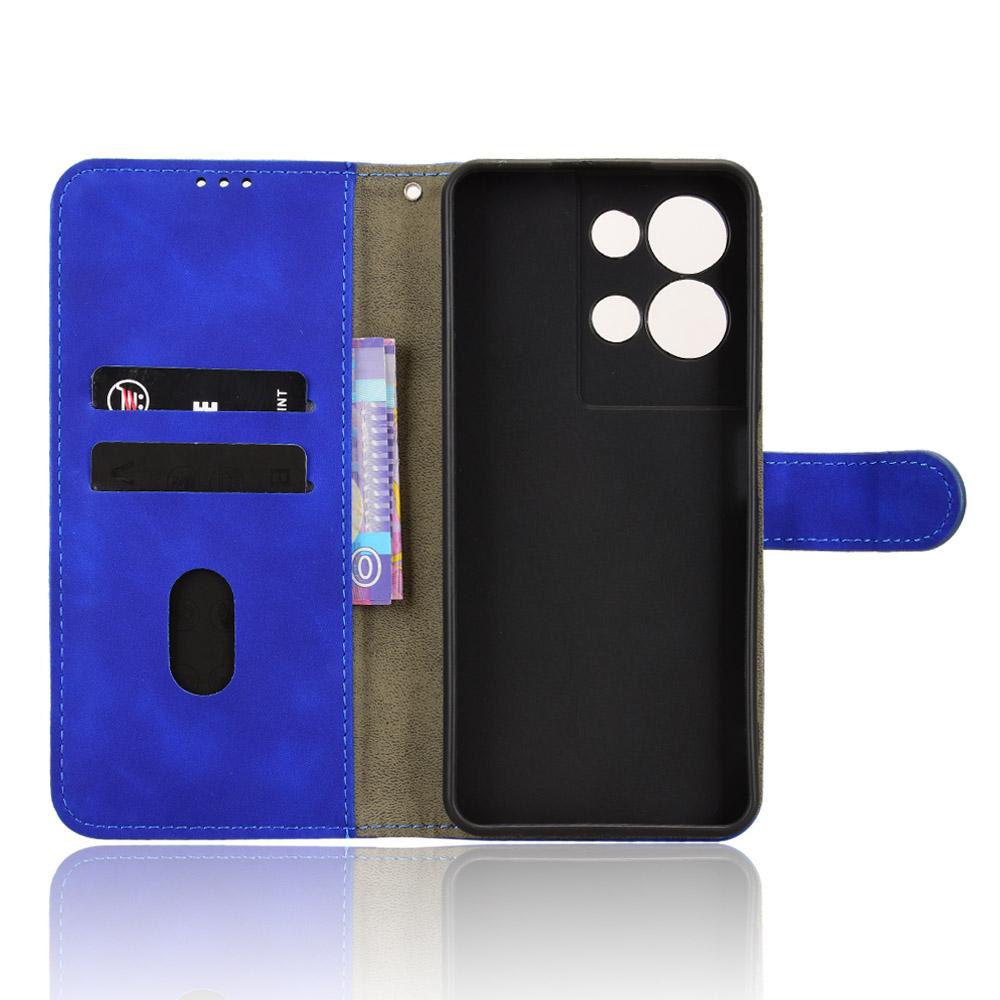 For TCL K33 5G Leather Case Skin Feel Anti Drop Wallet Flip Phone Cover