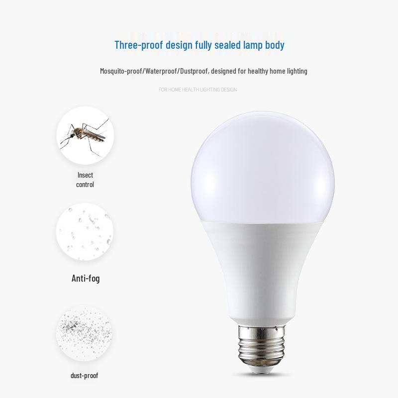 LED Bulb A60 E27 Screw Energy-Saving Warm Light for Indoor Use