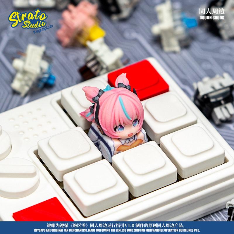  Handmade Resin Artisan Keycap For Mechanical Keyboard Cute Anime Idol Style Collectible Desk Decor Gift For Fans
