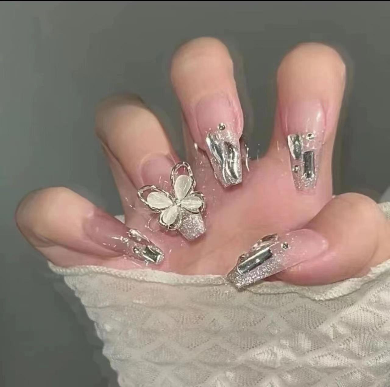 

Чисто ручная работа Фототерапия Носить Броню Письмо с Острова Носить Броню Готовый продукт Многоразовая Наклейка для Нейл-арта Съемная large L