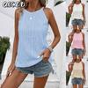 Women's Fashion Casual O-Neck Sleeveless Blouses & Shirts