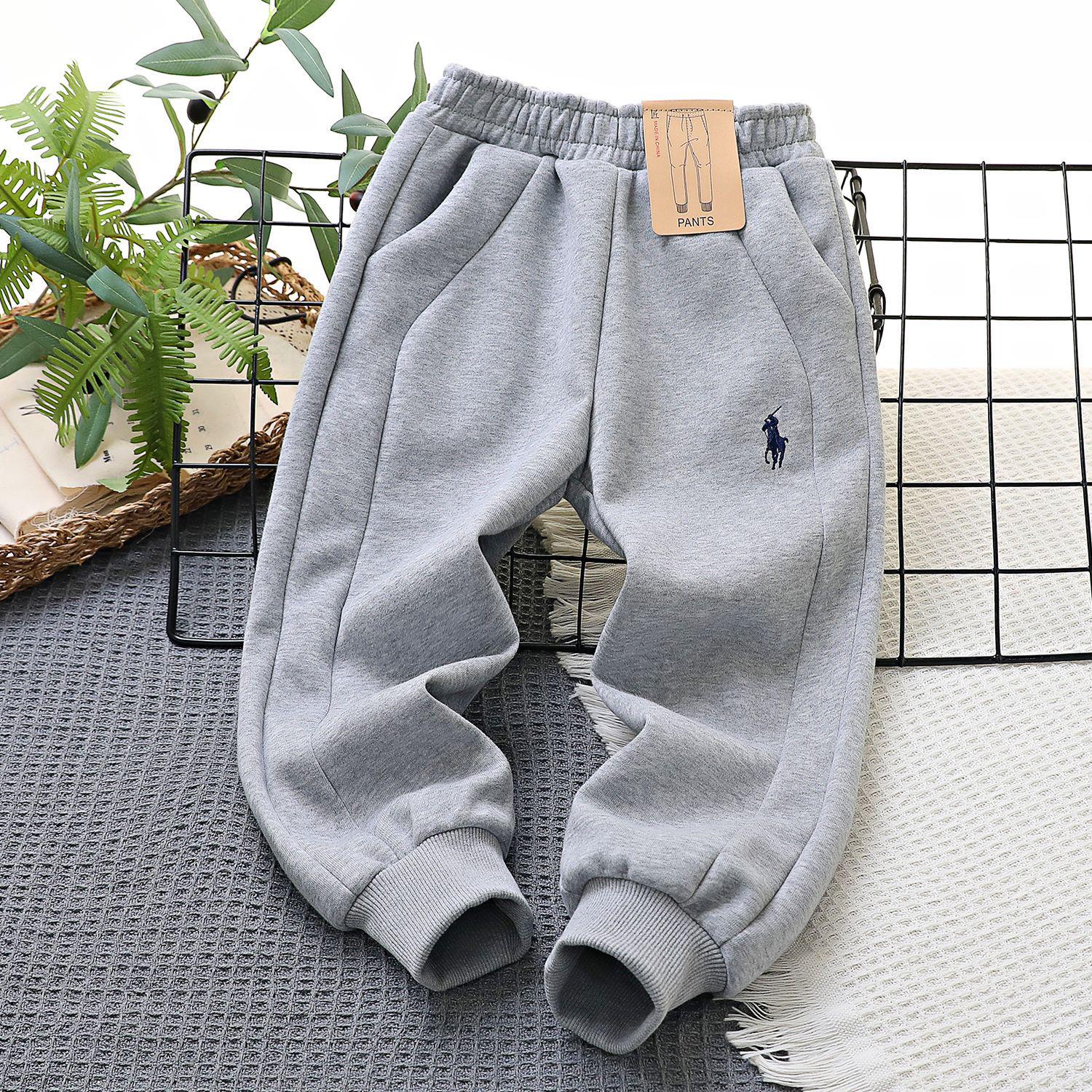 

Спортивные штаны Pony Spring 2024 для детей — корейский стиль 110 cm хизер серый