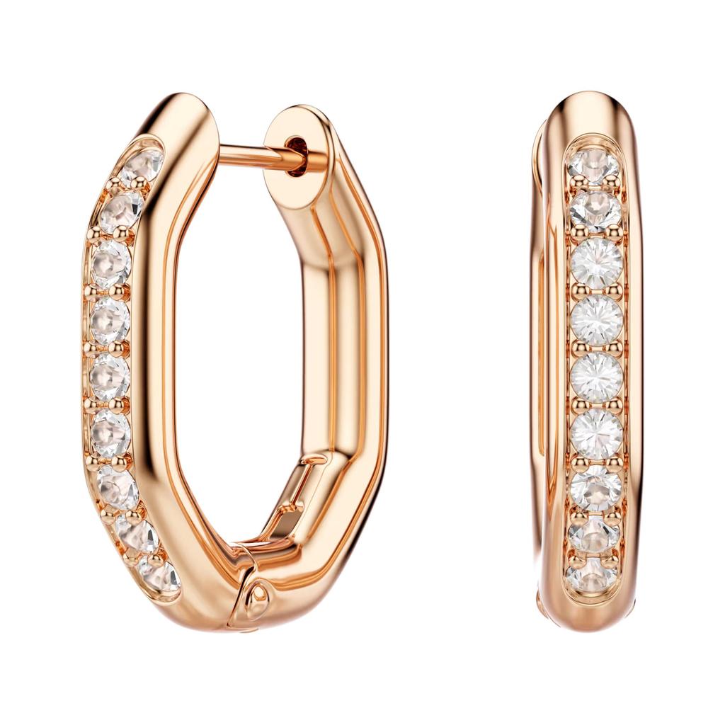 Swarovski Dextera Circular Style Design Earrings Women Earrings Rose-Gold 5743798