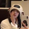 Women Hat Plush Hats Autumn Stretchy Keep Cozy Thickened Cute Fuzzy Warm Soft Winter Sheep
