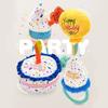 Durability Birthday Themed Dog Chew Toy Machines Washable Dog Chew Toy For Indoor Outdoor Playtimes