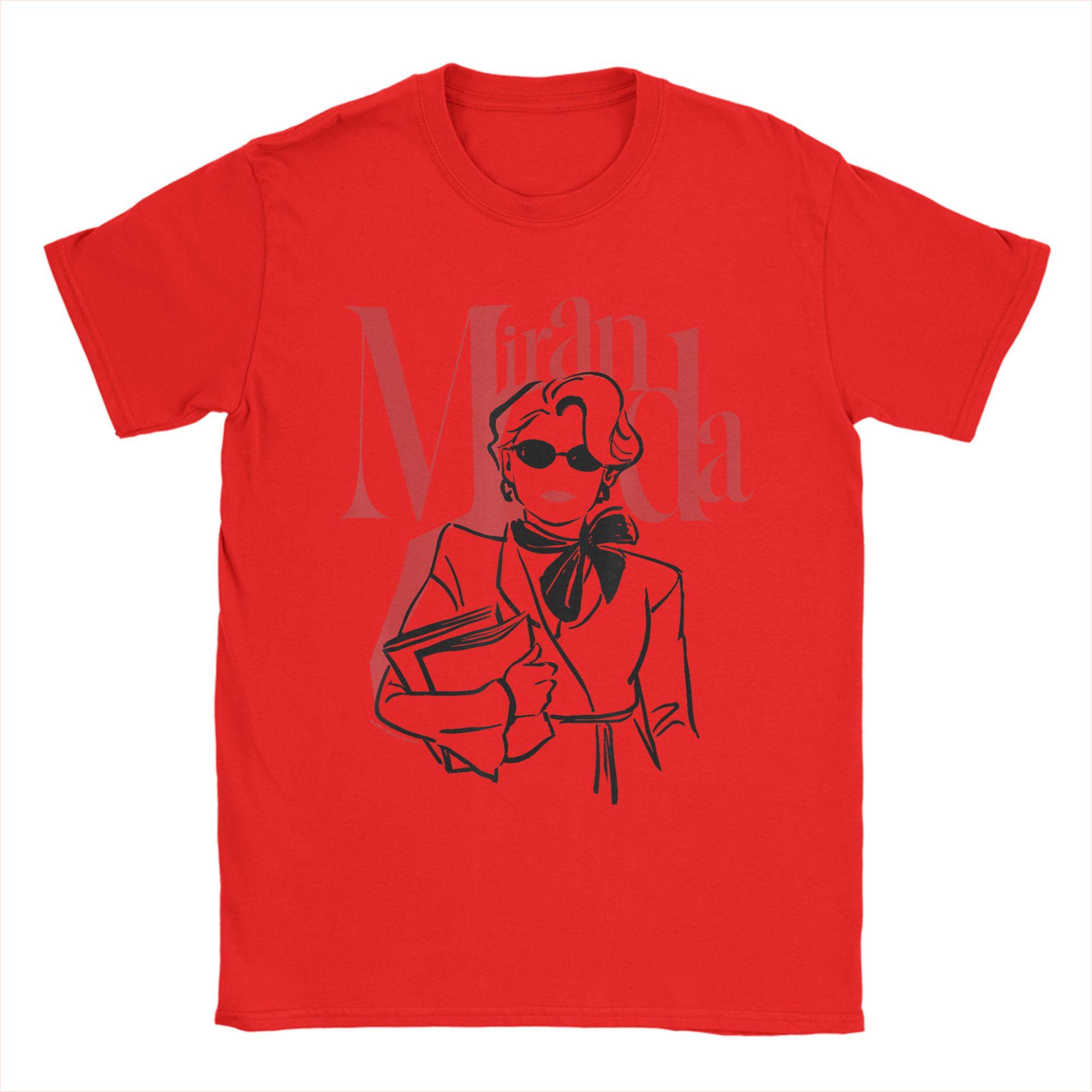 

TShirt Summer The Devil Wears Pradad Red High Heel Trident TShirts Miranda Cotton Tshirt for Unisexs YK Short Sleeve Top Tees S