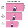 Cute Cat Mouse Pad XXL Large Gaming Desk Mat Kawaii Keyboard Pad Anti-Slip Rubber LockEdge Computer Table Mat Office Accessories