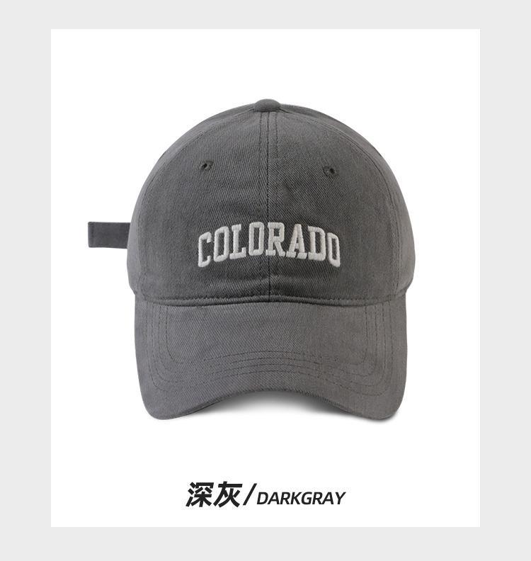 Baseball Cap Children's New Fashion Big Brim Show Thin Face Small Peaked Cap Men.