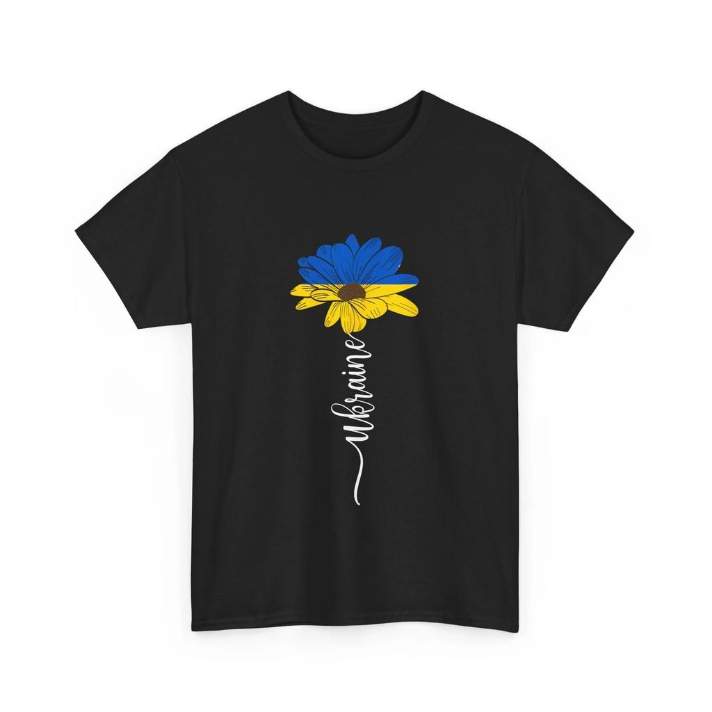 Ukraine Sunflower T Shirt, Ukrainian Flag Ukraine Support Women Men T Shirt