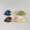 Thin Kids Sun Cap Soft Cotton-Linen Bucket Hat Cute Baby Sun Hat  Outdoor Use