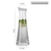 ZISIZ Transparent Juice and Cold Water Pitcher