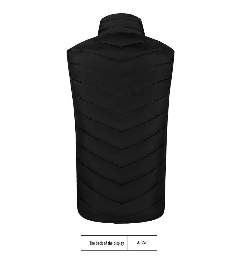 Men's Dual Control USB Heated Vest - 11 Zone, 3 Temperature Settings for Winter