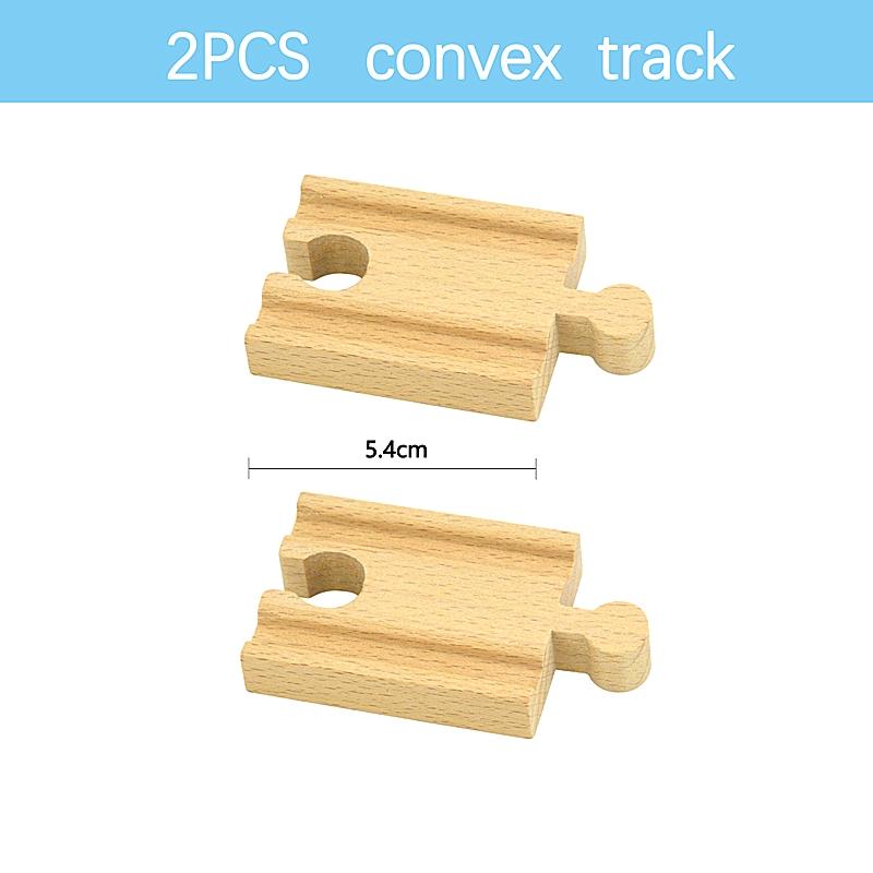 All Kinds Wooden Track Accessories Beech Wood Railway Train Track Toys Fit All Brands Biro Wooden Track Educational Creative Toy