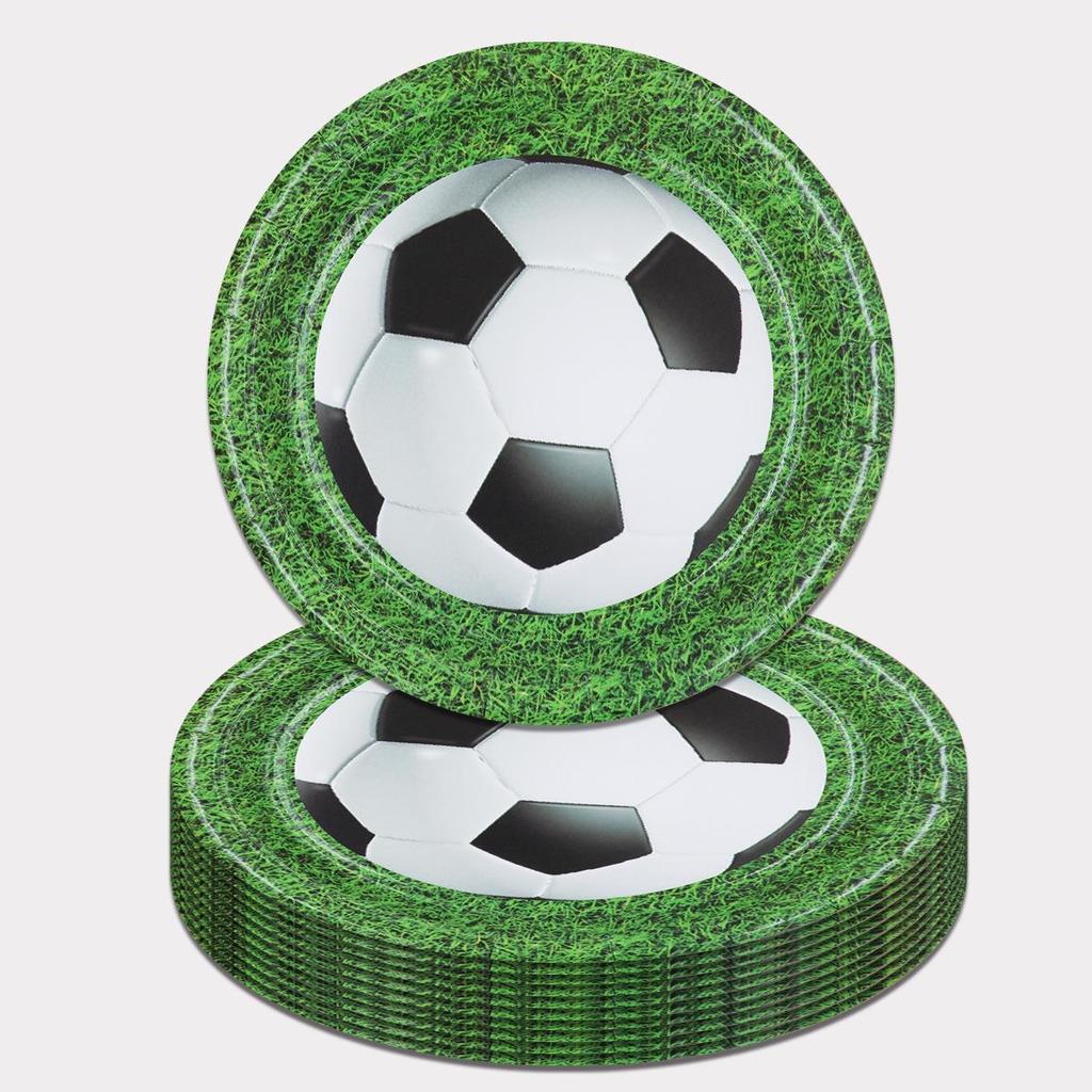 World Cup Kids' Party Supplies Set: Pull Flags, Paper Cups, Plates