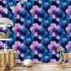 Wallpaper Ink blue, navy blue, purple and lavender 50x1000