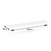 White Hanging Shelf, Wall Shelf, Bookshelf, Loft 100 Cm