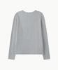 Leondi Rib Slim Long Sleeve - Grey