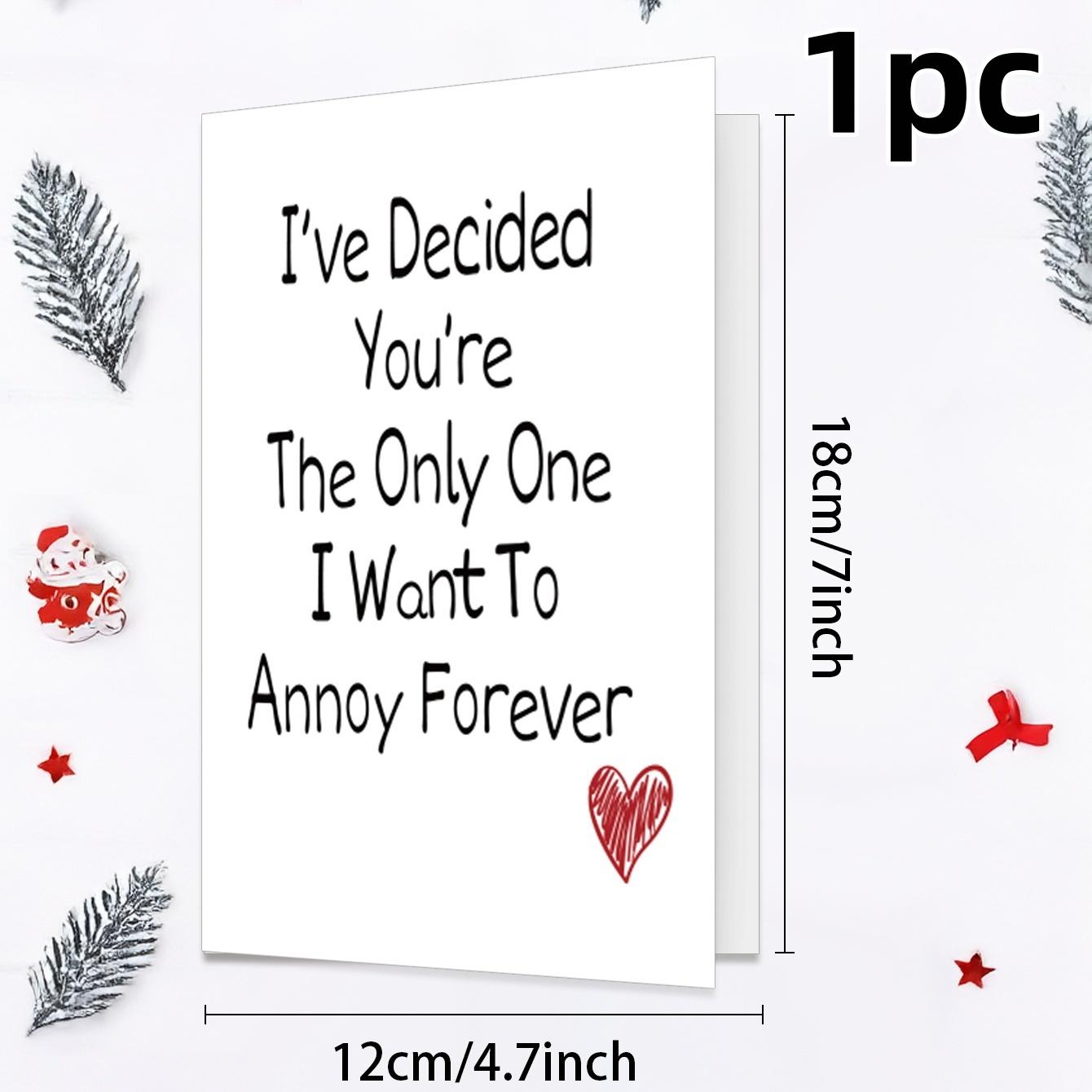 1-12PCS Christmas Greeting Cards Creative Post Message Stamp Card Festive Message Humorous Family Holiday Blessings