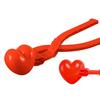 Schneeballmacher Ente Schneemann Herzform Schnee Spielzeug mit ergonomischem Griff Winter Schneeballschlacht Macher Werkzeug Clip