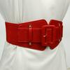 Women's Bag Buckle Elastic Belt Waist Seal Versatile Dress Coat Elastic Waist Seal Women's Decorative Elasticity