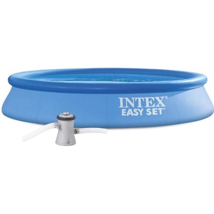 Piscine autoportée - INTEX - Easy Set 3,05m x 0,61m - Capacité 3077L - Épurateur 1,25m3/h