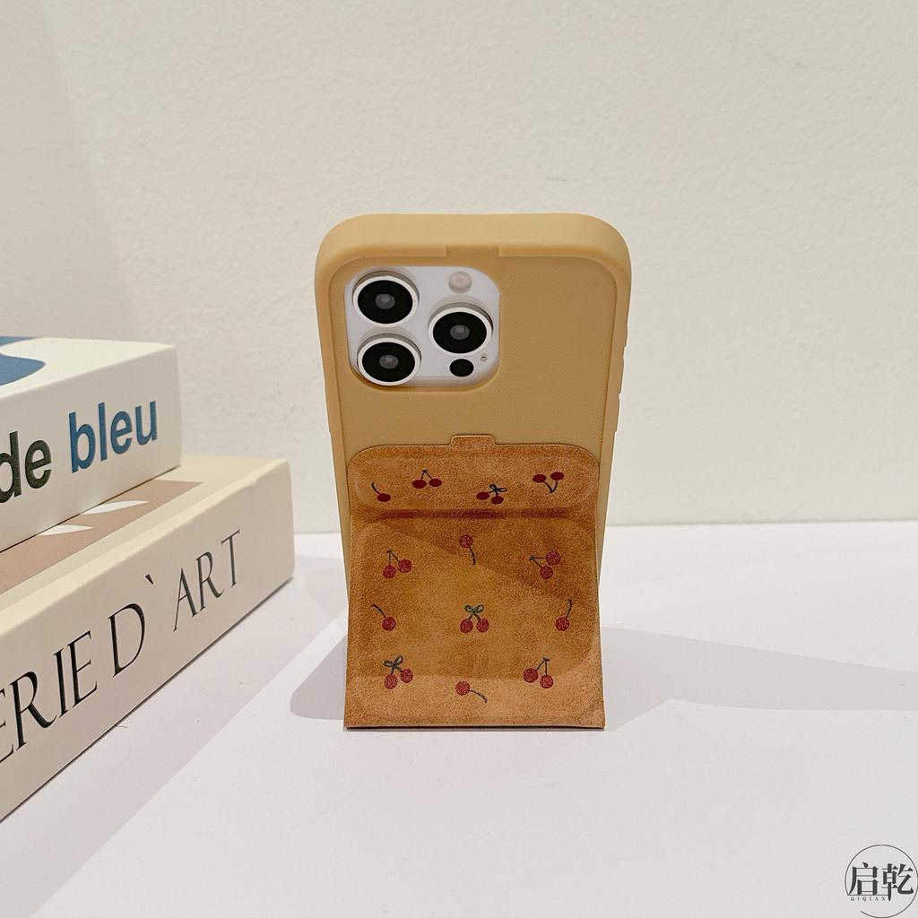 Składana podstawka magnetyczna Flip Cherry do etui na telefon IPhone16/15 dla Apple 14/13promax