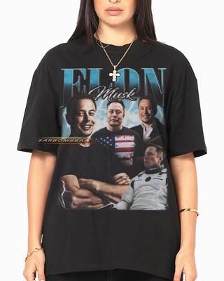 Elon Musk Grafisch T-shirt, Unisex Streetwear