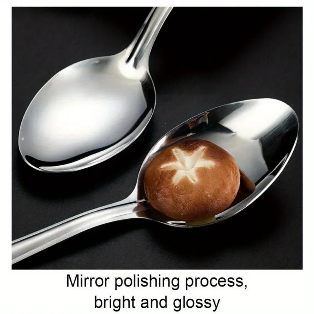 1PC Stainless Steel Perforated Spoon Strainer Skimmer Kitchen Colander Food Scoop Filter Spoon
